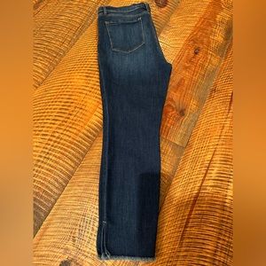 Loft Frayed Modern Skinny Jeans